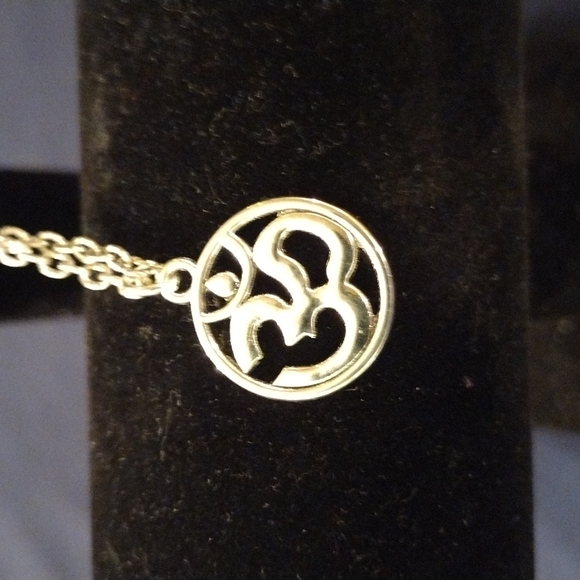 Silver Om Necklace - Picture 2 of 2